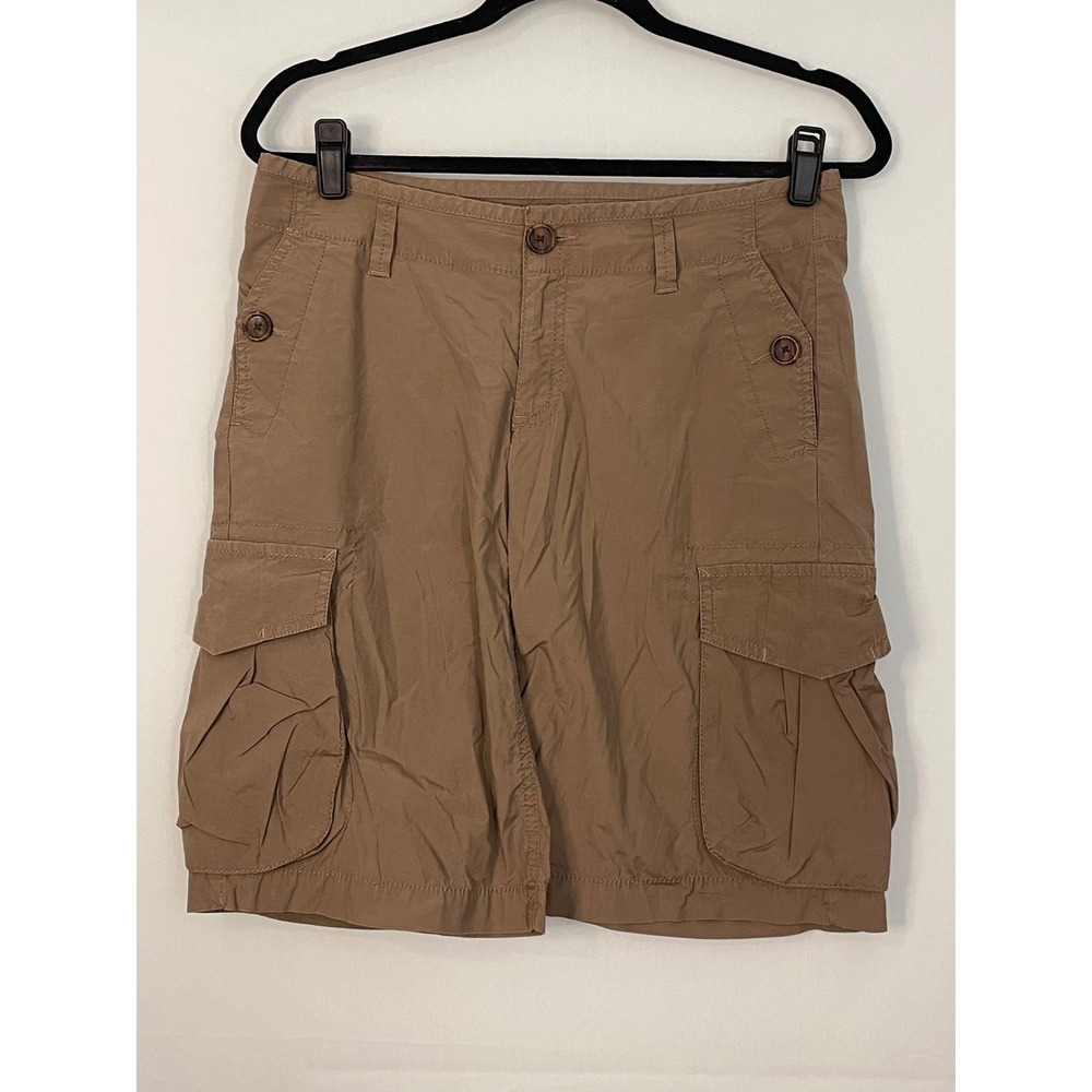 Banana Republic Women's Khaki Cargo Shorts Stretch Size 2‎